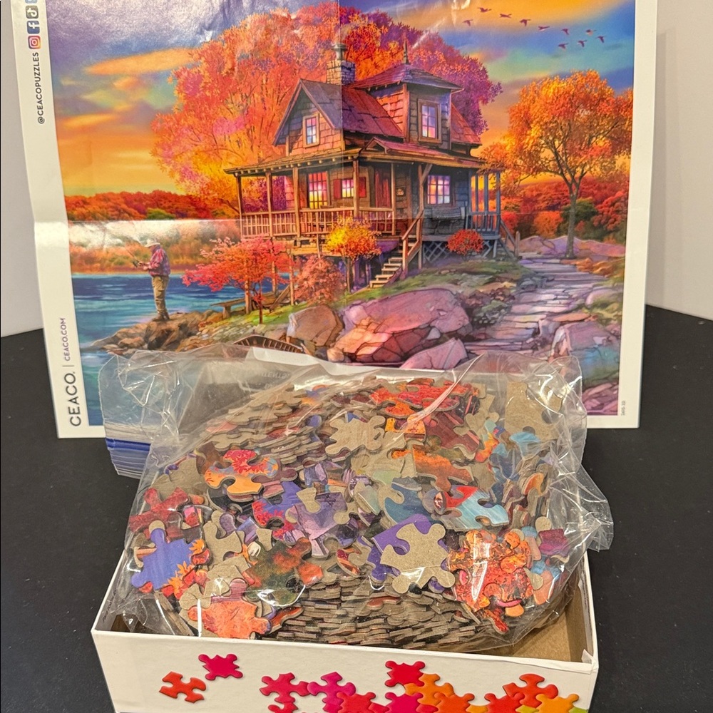 Autumn's Spectrum 500-Piece Puzzle Ceaco SALE 🔴3/$25! - Picture 4 of 4
